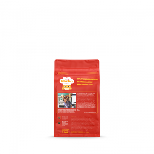 Made by Nacho Salmon & Whitefish & Pumpkin Kibble with Freeze Dried Raw Inclusions