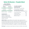 Dr. Marty Pumpkin Blend Better Life Boosters Powdered Supplement for Dogs