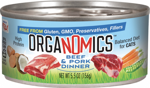 Organomics Beef and Pork Dinner for Cats