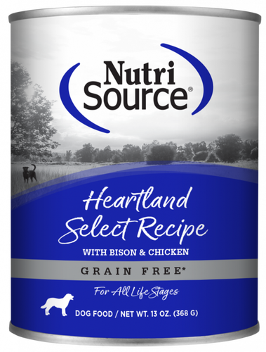 NutriSource Grain Free Heartland Select Formula Canned Dog Food