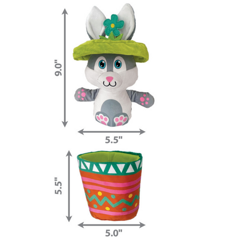 Kong Puzzlements Surprise Flower Pot Dog Toy