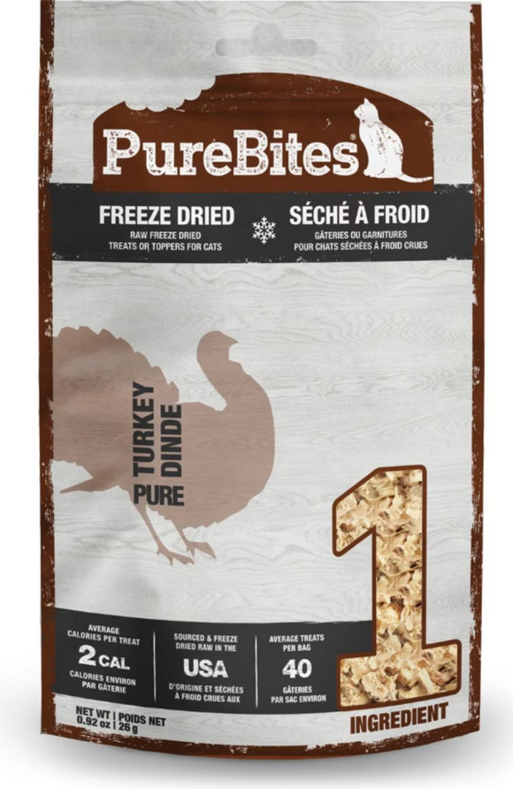 PureBites Freeze Dried Turkey Breast Cat Treats