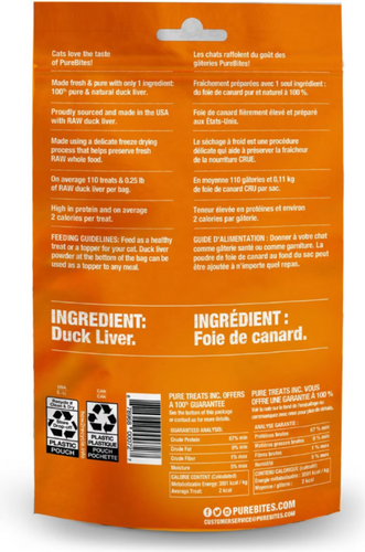 PureBites Duck Freeze Dried Cat Treats