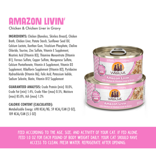 Weruva Amazon Livin' Canned Cat Food