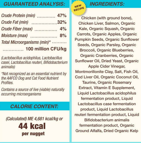 Primal Freeze Dried Nuggets Grain Free Chicken and Salmon Formula Cat Food