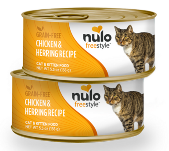 Nulo Freestyle Cat Pate Grain Free Chicken & Herring