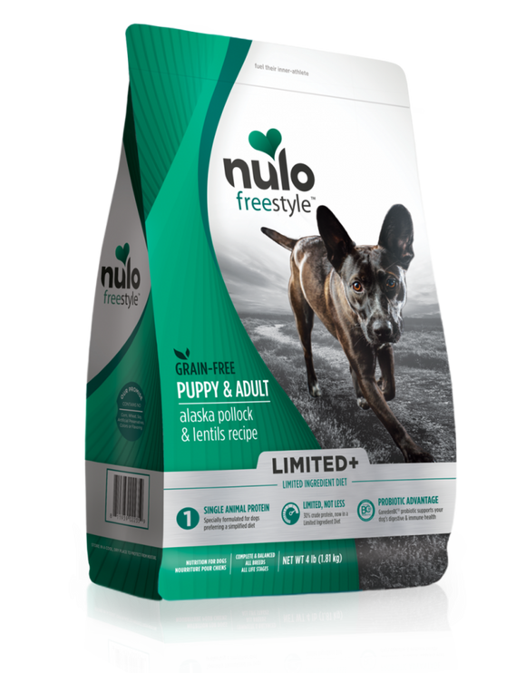 Nulo Freestyle Limited+ Puppy/Adult Grain Free Pollock