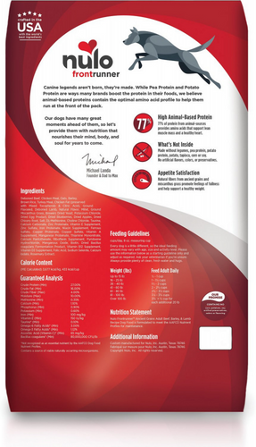 Nulo Frontrunner Beef, Barley & Lamb Adult Dog Food