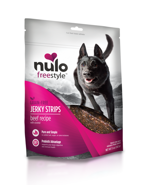 Nulo Dog Jerky Grain Free Beef & Coconut