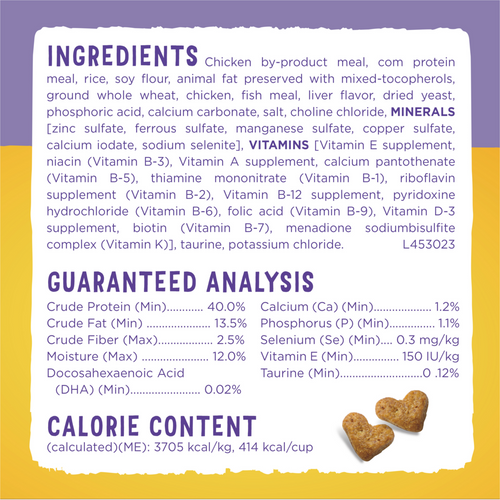 Purina Kitten Chow Kitten Food Healthy Development with Real Chicken Dry Kitten Food