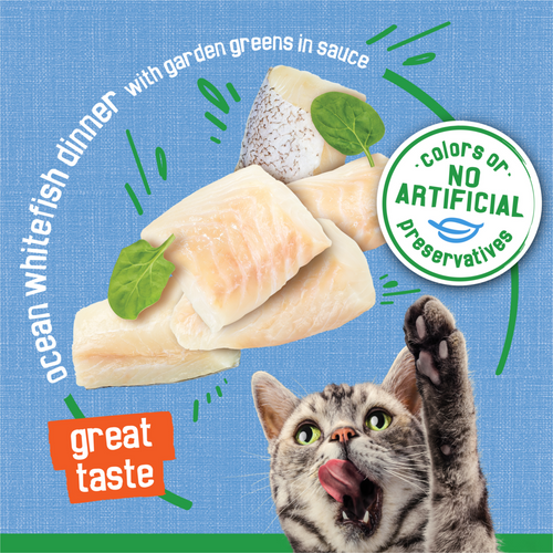 Friskies Selects Indoor Flaked Ocean Whitefish Canned Cat Food