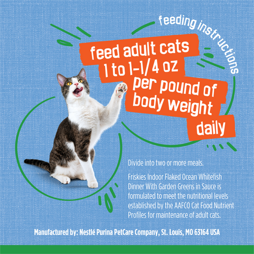 Friskies Selects Indoor Flaked Ocean Whitefish Canned Cat Food