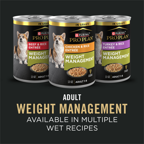 Purina Pro Plan Complete Essentials Adult Shredded Blend Weight Management Formula Dry Dog Food