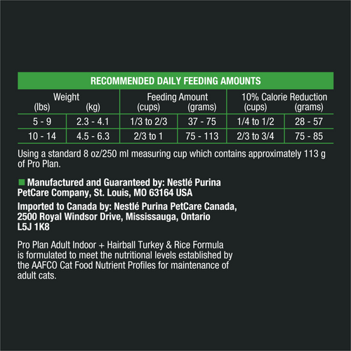 Purina Pro Plan Indoor Care Turkey & Rice Formula Dry Cat Food