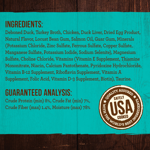 Merrick Grain Free 96% Real Duck Canned Dog Food