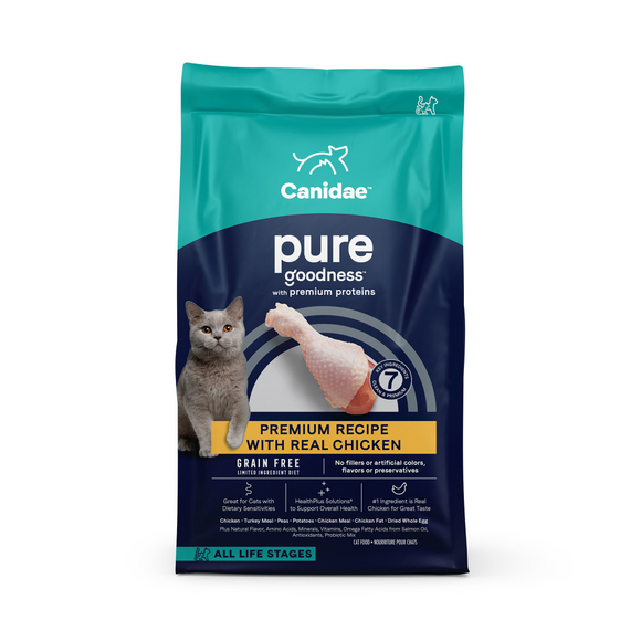 Canidae Pure Grain Free Dry Cat Food with Real Chicken