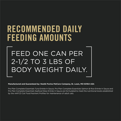 Purina Pro Plan Complete Essentials Seafood Entrees Variety Pack Adult Canned Cat Food