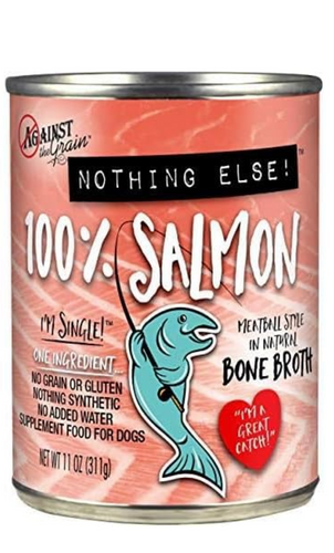 Against the Grain Nothing Else Grain Free One Ingredient 100% Salmon Canned Dog Food