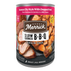 Merrick Wet Dog Food Slow-Cooked BBQ Kansas City Style with Chopped Pork Grain Free Canned Dog Food