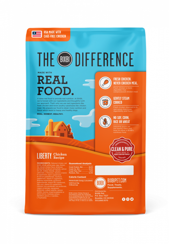 Bixbi Liberty Adult Chicken Kibble Dry Dog Food