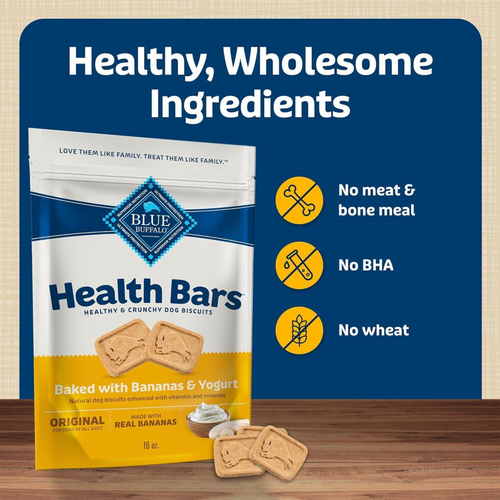 Blue Health Bars Baked With Banana & Yogurt Dog Treats