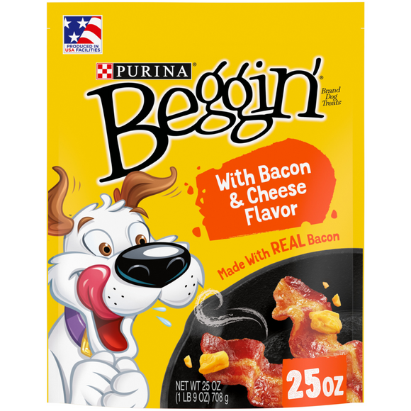 Beggin' Strips With Real Meat Dog Training Treats With Bacon and Cheese Flavors