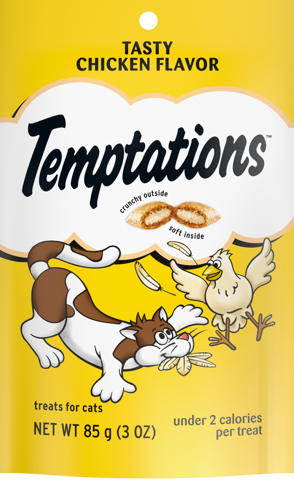 Temptations Classic Crunchy and Soft Cat Treats Tasty Chicken Flavor