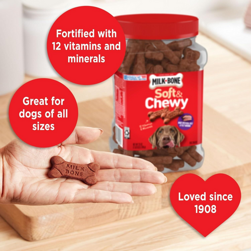 Milk-Bone Soft and Chewy Treats-Beef Filet Mignon