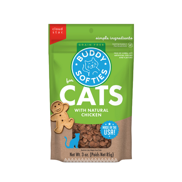 Buddy Biscuits Soft & Chewy Grain Free Chicken Cat Treats