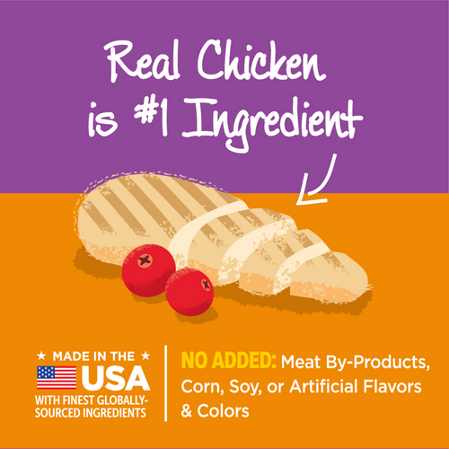 Wellness Kittles Crunchy Chicken & Cranberry Cat Treats