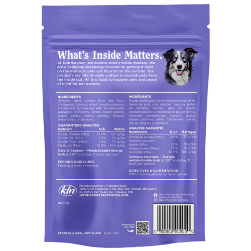 NutriSource Grain Free Chicken Biscuits Dog Treats