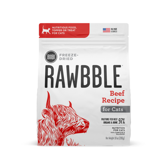 Bixbi Rawbble Beef Freeze Dried for Cats