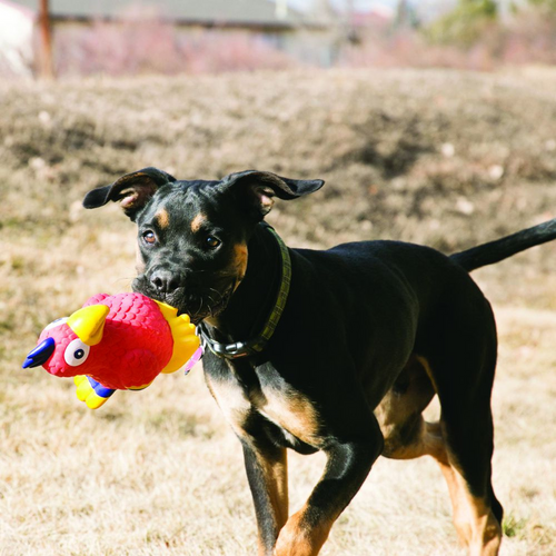 Kong Wiggi Cow Dog Toy